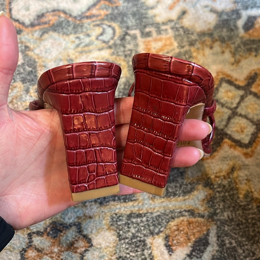 Charlotte Stone red croc strappy sandals - Picture 5 of 5